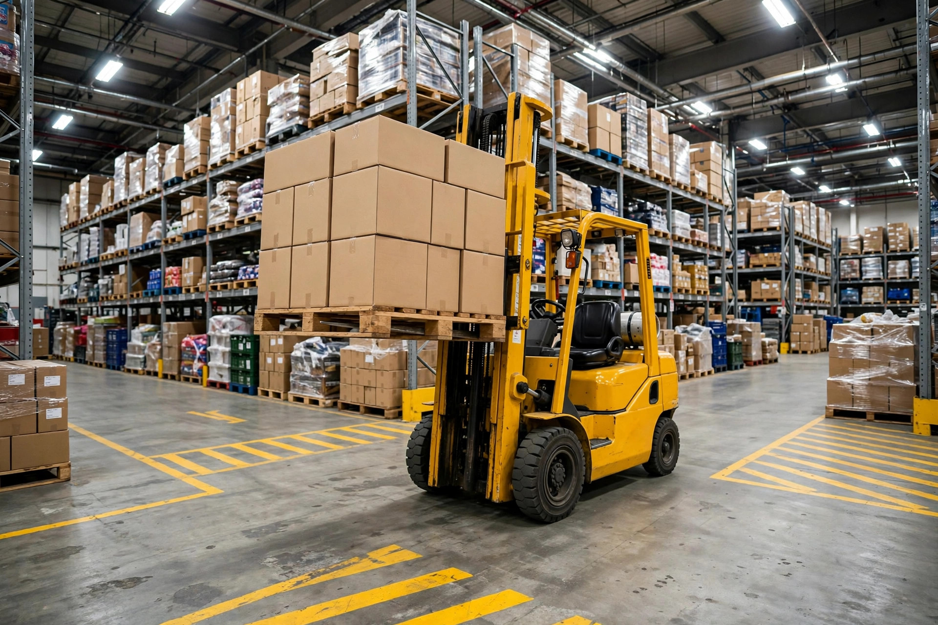Costco wholesale warehouse pallets