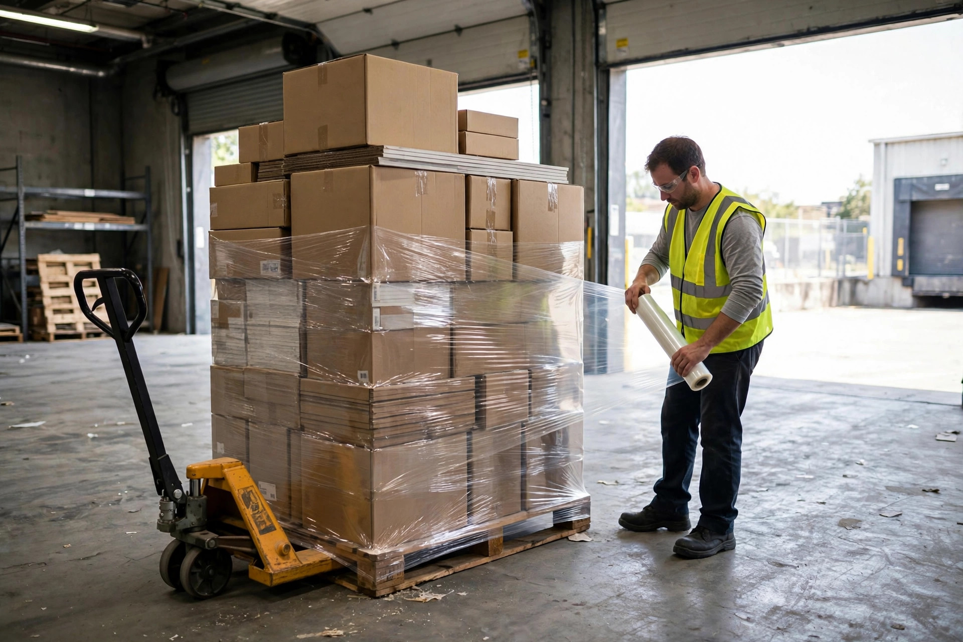 Building-materials warehouse