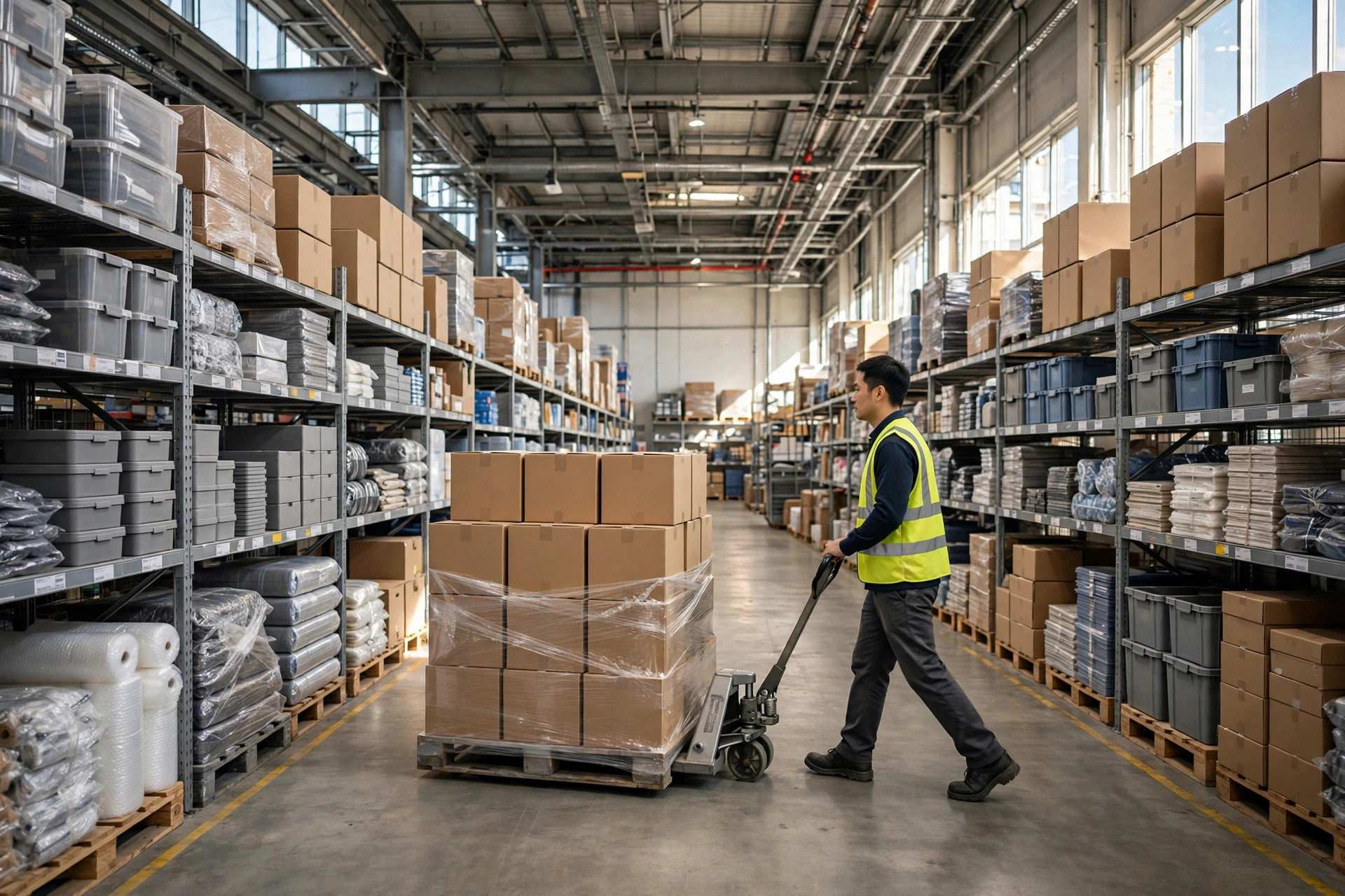 Target distribution center sortation