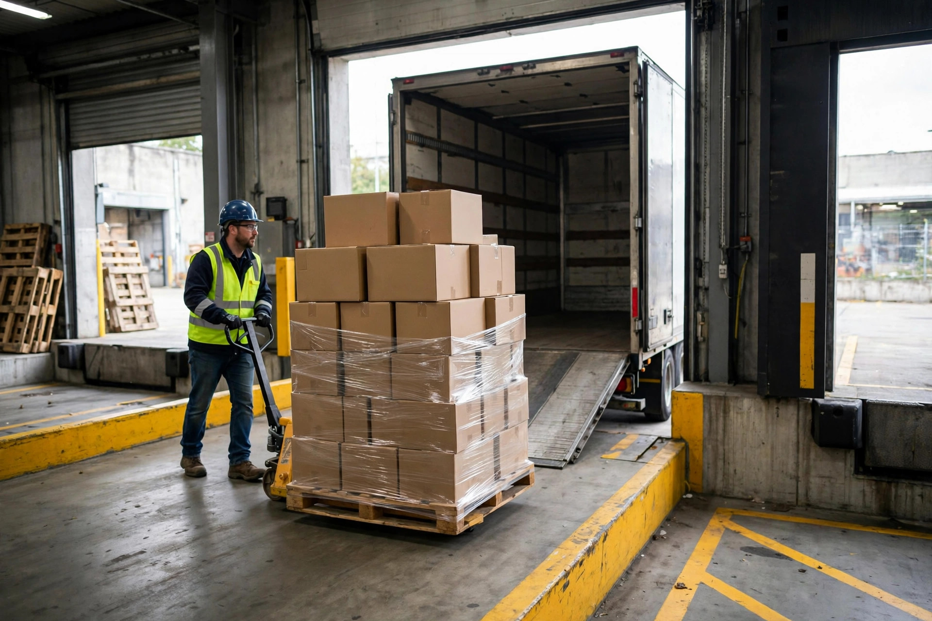 Walmart distribution center loading