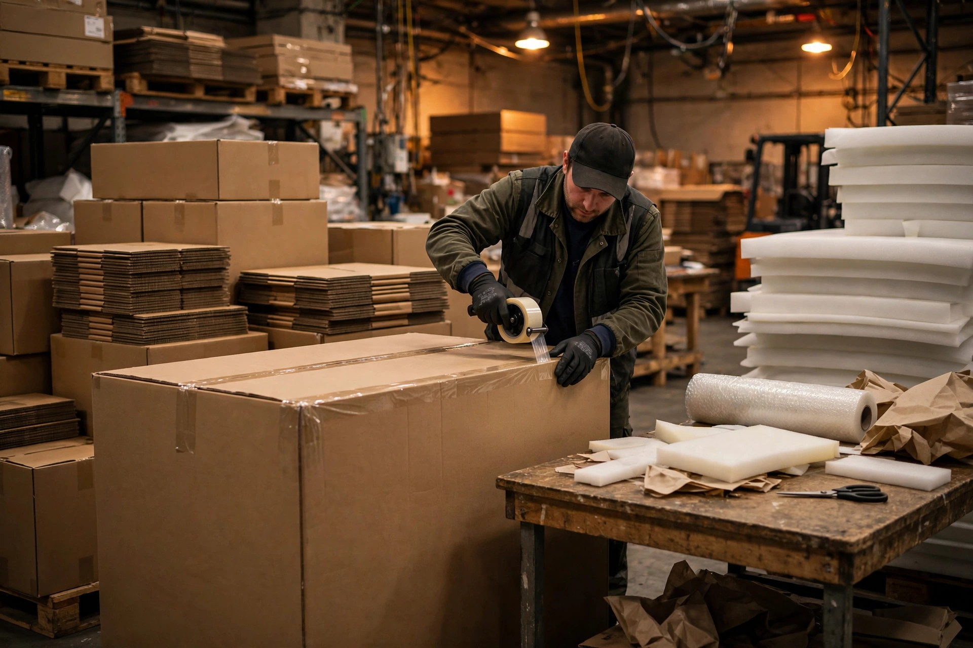 Big-and-bulky furniture warehouse