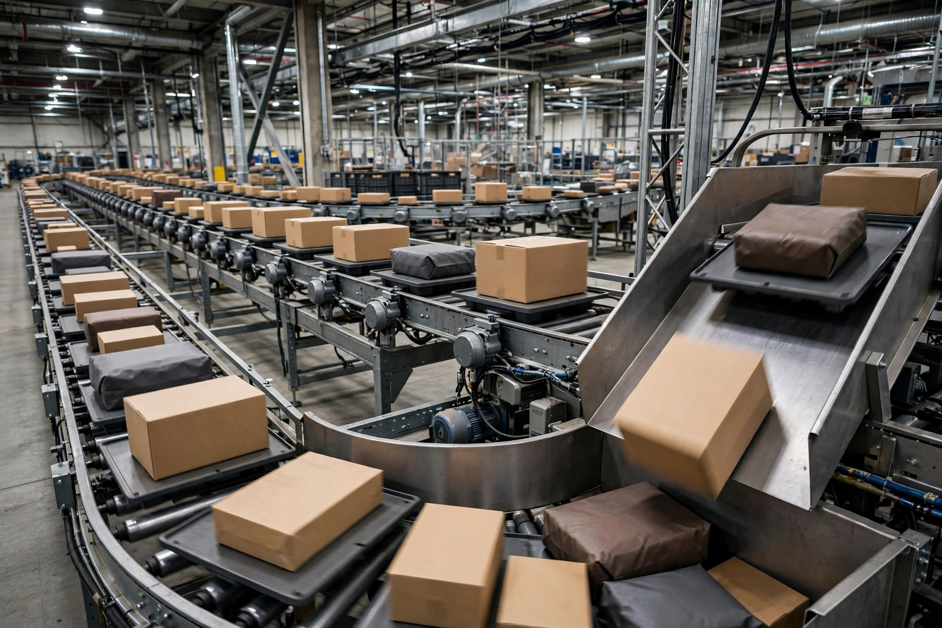 Shoe Sorter vs. Tilt-Tray Sorter: A High-Speed Sortation Showdown