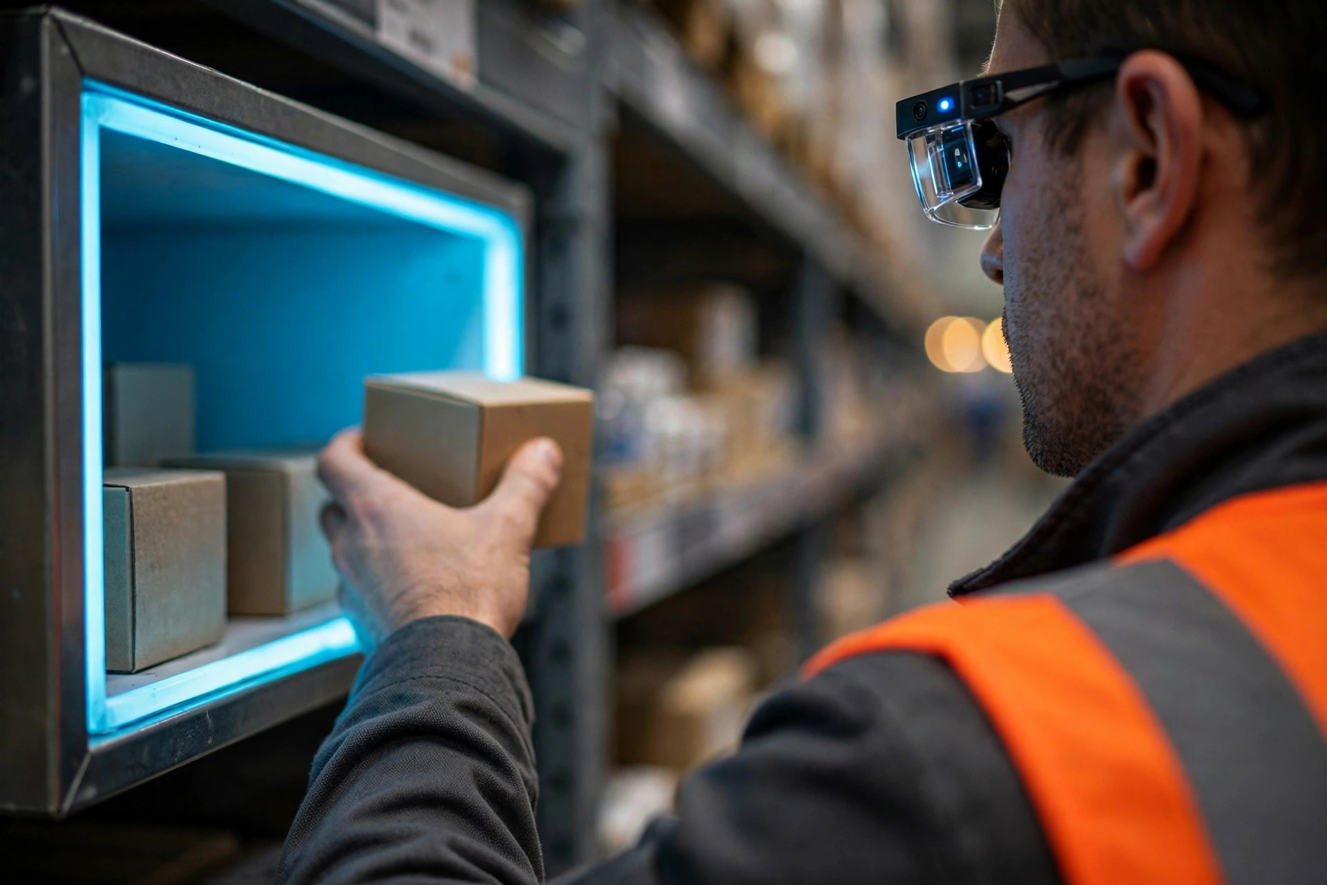 Picking in action with AR glasses